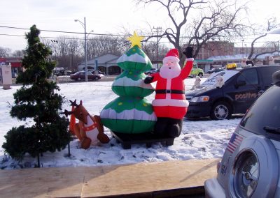 FireFighters 4 Kids Inflatable Santa